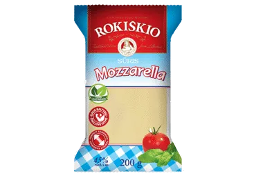 Sūris ROKIŠKIO MOZZARELLA, 45 % rieb., 200 g