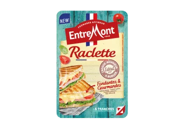 Sūris RACLETTE ENTREMONT riekelėmis, 48 % rieb. s. m., 8x120g