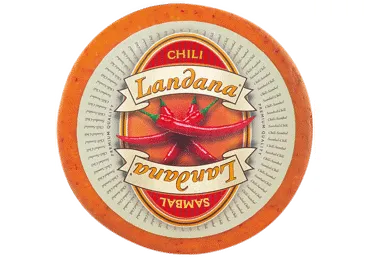 Sūris su aitriosiomis paprikomis LANDANA, 50 % rieb s. m., 1 kg