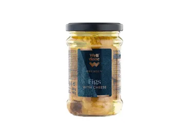 Sūriu įdarytos figos WELL DONE PREMIUM, rapsų aliejuje, 250 g