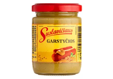 SUSLAVIČIAUS garstyčios, 160 g