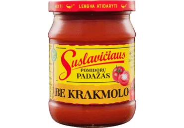 SUSLAVIČIAUS pomidorų padažas be krakmolo, 500 g