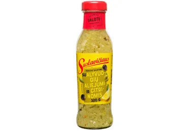 SUSLAVIČIAUS salotų padažas su alyvuogių aliejumi, 320 g