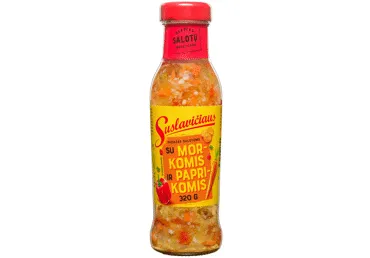 SUSLAVIČIAUS salotų padažas su morkomis ir paprikomis, 320 g