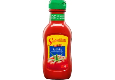 SUSLAVIČIAUS šašlykų pomidorų kečupas, 1 kg