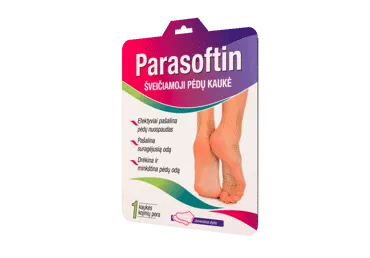 Šveičiamoji pėdų kaukė PARASOFTIN, 1 vnt.