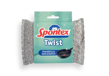 Šveičiamoji švelnių paviršių kempinė SPONTEX TWIST, 1 vnt.