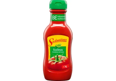 Pomidorų kečupas SUSLAVIČIAUS, Švelnus, 1kg