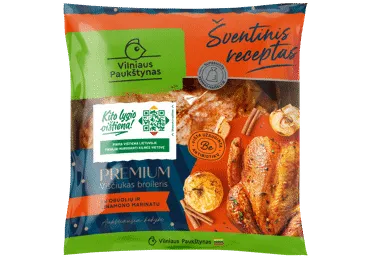 ŠVENTINIS viščiukas su obuolių ir cinamono marinatu, 1 kg