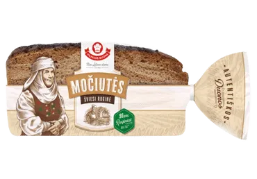 Šviesi ruginė duona MOČIUTĖS, 450 g