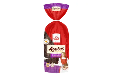 Šviesi ruginė raikyta AGOTOS duona su saulėgrąžomis, 700 g