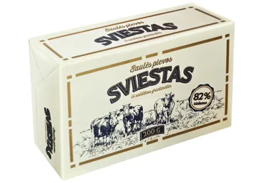 Sviestas SAULĖS PIEVOS, 82 % rieb., 200 g