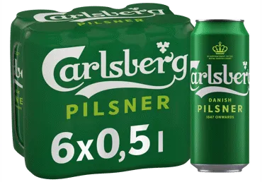 Šviesusis alus CARLSBERG, 6 vnt., 3 l