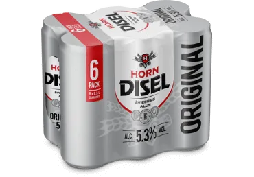 Šviesusis alus HORN DISEL, 6 vnt., 3 l