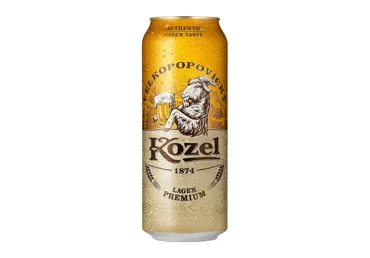Šviesusis alus KOZEL PREMIUM, 500 ml