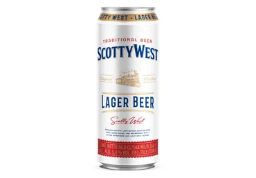 Šviesusis alus SCOTTY WEST LAGER, 568 ml