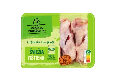 Švieži broilerių sparnų peteliai, užauginta be antibiotikų, 500 g