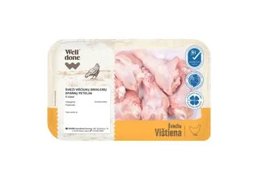 Švieži viščiukų broilerių sparnelių peteliai WELL DONE, 500 g