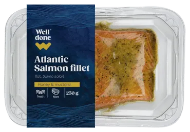 Laša fileja medus un sinepju marinādē WELL DONE 250g