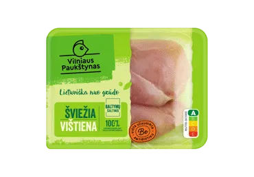 Šviežia broilerių filė kepsniams, užauginta be antibiotikų, 400 g