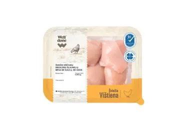 Šviežia viščiukų broilerių šlaunelių mėsa VILNIAUS PAUKŠTYNAS, 500 g