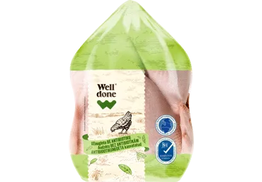 Šviežias viščiukas broileris be antibiotikų WELL DONE, 1 kg