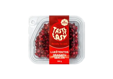 Šviežios lukštentos granatų sėklos, 150 g