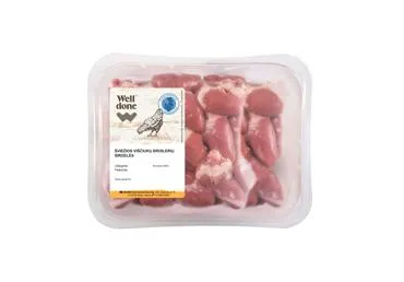 Šviežios viščiukų broilerių širdelės WELL DONE, 400 g
