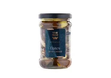 Ar svaigo sieru pildītas dateles WELL DONE PREMIUM 250g