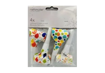 Švilpukai, 4 vnt., 1 vnt.