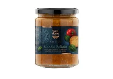 Svogūnų ir bazilikų padažas su pomidorais WELL DONE PREMIUM, 300 g