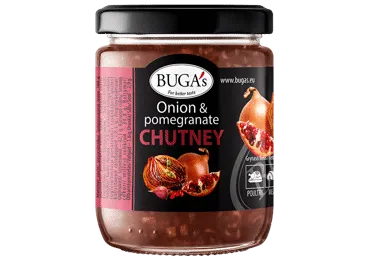 Svogūnų ir granatų čatnis BUGA'S, 170 g