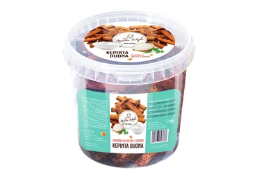 Svogūnų ir grietinės skonio kepinta duona, 300 g