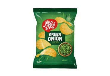 Svogūnų skonio bulvių traškučiai, 150 g