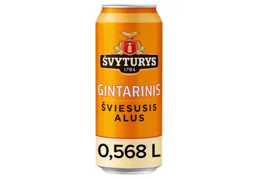ŠVYTURIO GINTARINIS alus, 568 ml