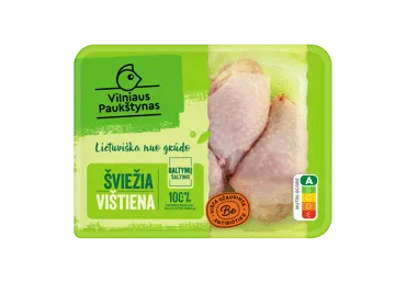 Švž. broilerių, užaugintų be antibiotikų, blauzdelės be sąn., 500 g