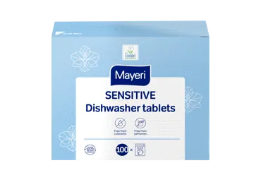 Tabletės indaplovei, Mayeri Sensitive, 100 vnt