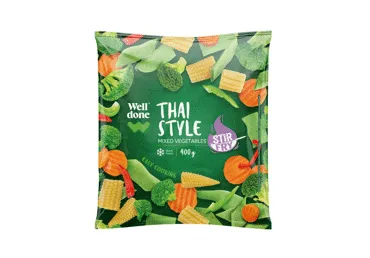 Tailandietiško stiliaus daržovių mišinys WELL DONE, 400 g