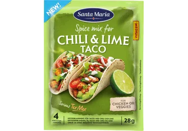 Čili un laima tako garšvielu maisījums 28g, Santa Maria