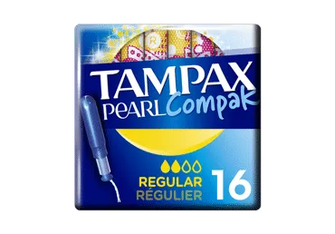 Tamponai TAMPAX Compak Pearl, Regular, 16 vnt.