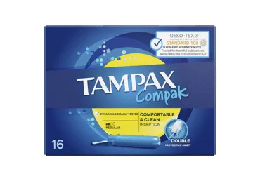 Tamponai TAMPAX Compak Regular, 16 vnt.
