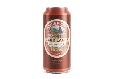 Tamsusis alus AMBER CITY DARK LAGER, 500 ml