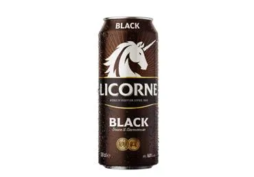 Tamsusis alus LICORNE BLACK, 500 ml