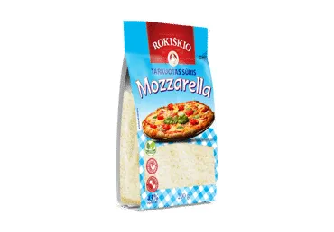 Tarkuotas sūris ROKIŠKIO MOZZARELLA 43% rieb. s.m., 200 g
