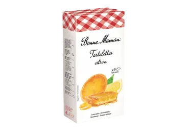 Tartaletes BONNE MAMAN ar citronu pildījumu 125g