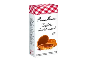 Tartaletes BONNE MAMAN ar šokolādes-karameļu pildījumu135g