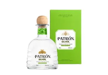 Tekila PATRON SILVER su dėžute 40%, 700 ml