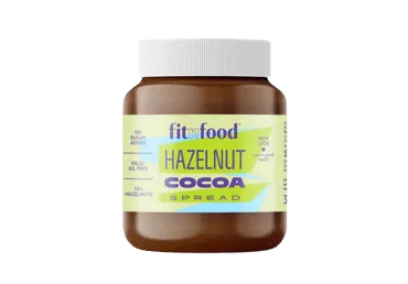 Tepamasis kremas FITNFOOD su lazdynų riešutais ir kakava, 360 g