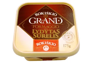 Tepamasis lydytas sūrelis ROKIŠKIO GRAND, 23 % rieb., 175 g