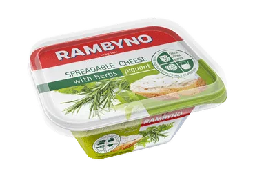 Kausētais siers ar zaļumiem 175g, Rambyno